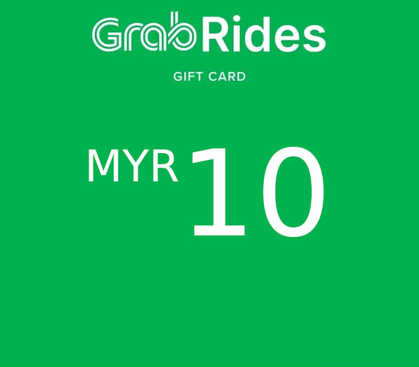 Grab Rides MYR 10 Gift Card MY