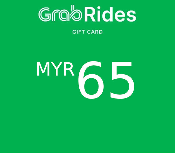Grab Rides MYR 65 Gift Card MY
