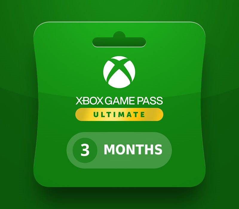 Xbox Game Pass Ultimate - 3 Month Subscription Card IN (NON-STACKABLE)