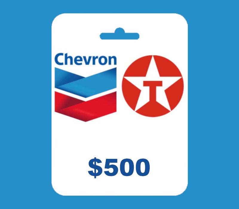 Chevron and Texaco USD 500 Gift Card