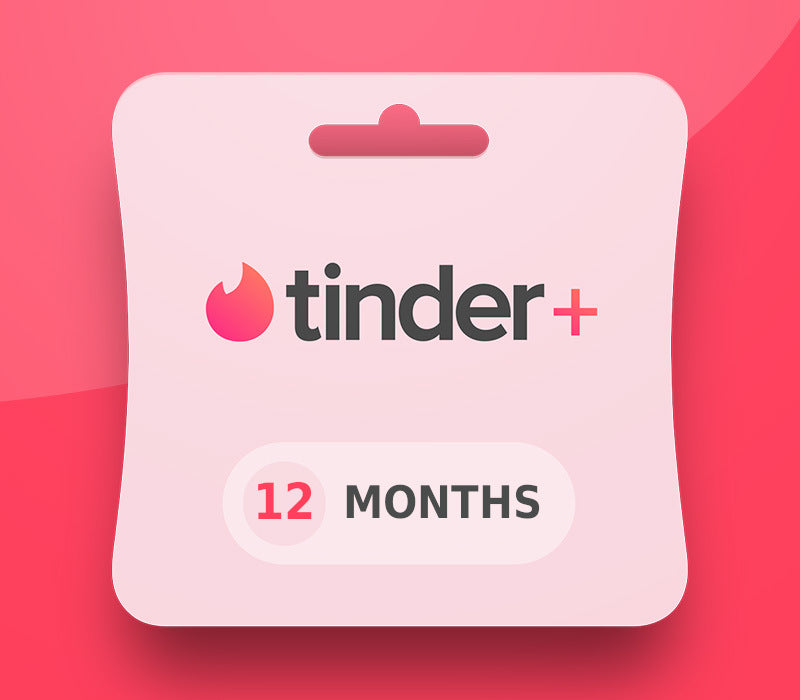 Tinder Plus - 12-Month Subscription Key CA