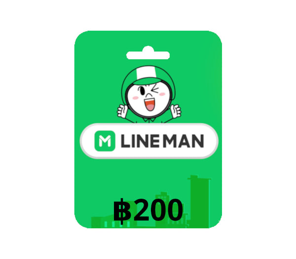 Line Man Delivery THB 200 Gift Card TH