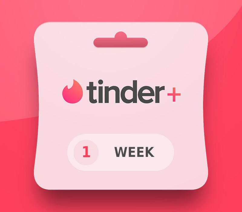Tinder Plus - 1 Week Subscription Key HR