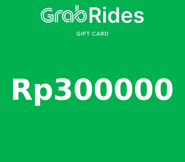 Grab Rides IDR 300000 Gift Card ID