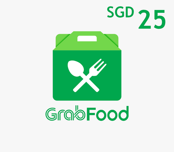 Grab Food SGD 25 Gift Card SG