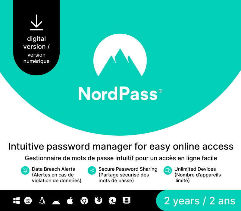 NordPass Premium CA Key (2 Years / Unlimited Devices)
