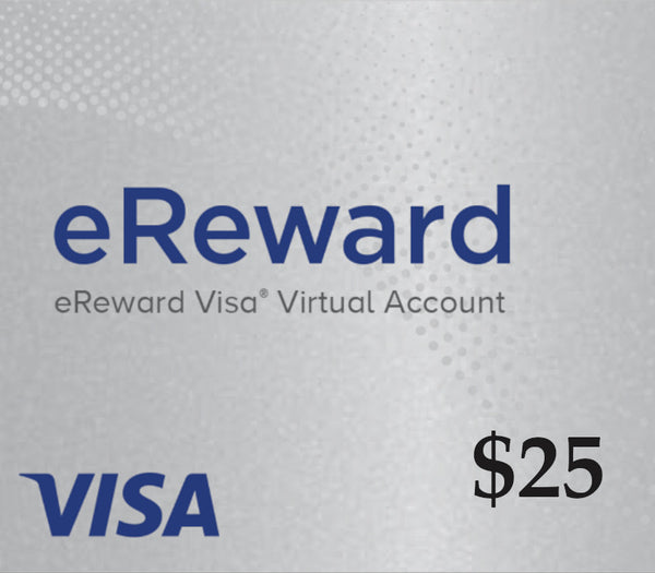 Prepaid Visa eReward USD 25 Gift Card