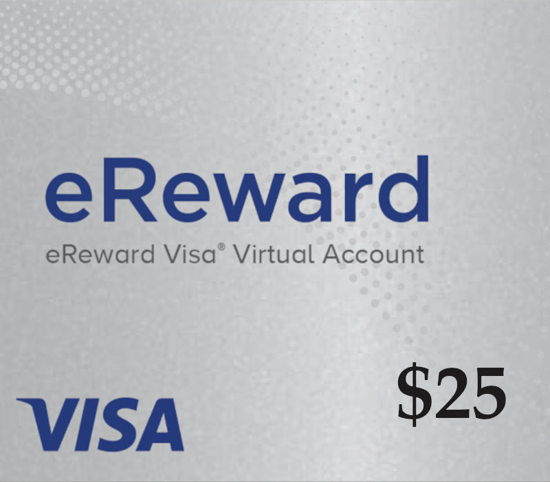 Prepaid Visa eReward USD 25 Gift Card