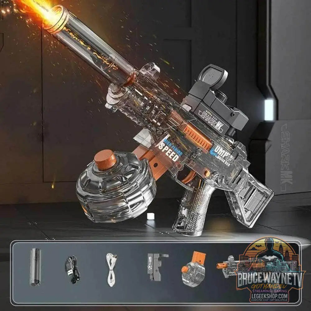 🔫 Pistolet à Eau Électrique Puissant – Aspiration Auto & Fun Illimité 🔫 - Legeekshop