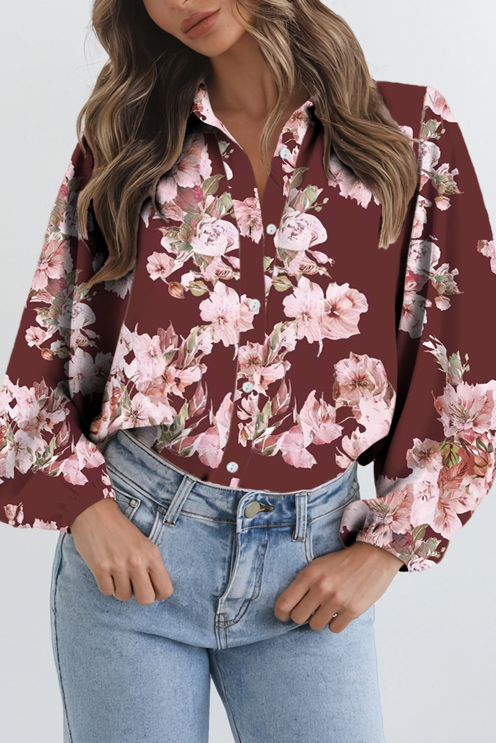 T-shirt femme floral