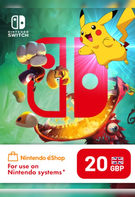 Nintendo eShop Card 20 GBP - Nintendo eShop Key - UNITED KINGDOM