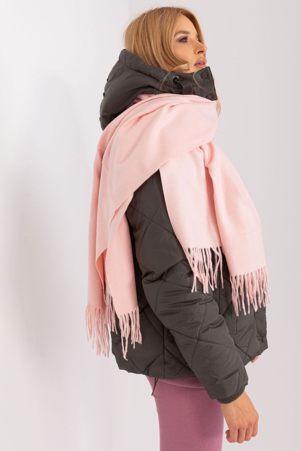Châle femme AT — rosé