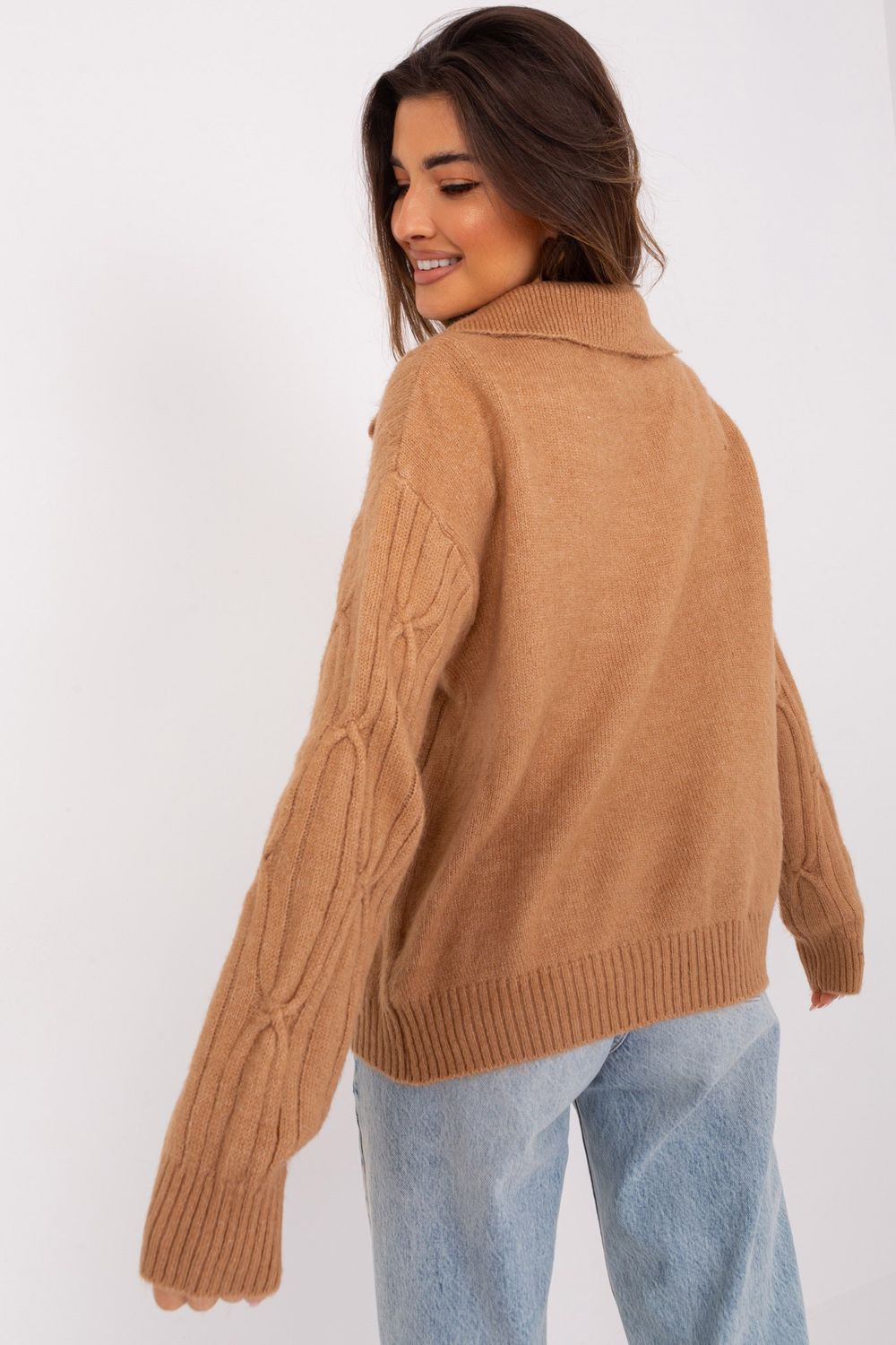 Pull femme AT Chandail Chandail — brun
