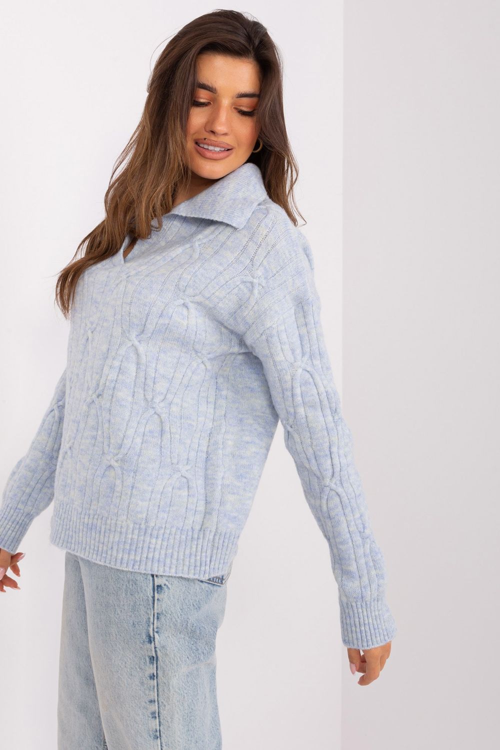 Pull femme AT Chandail Chandail — bleu