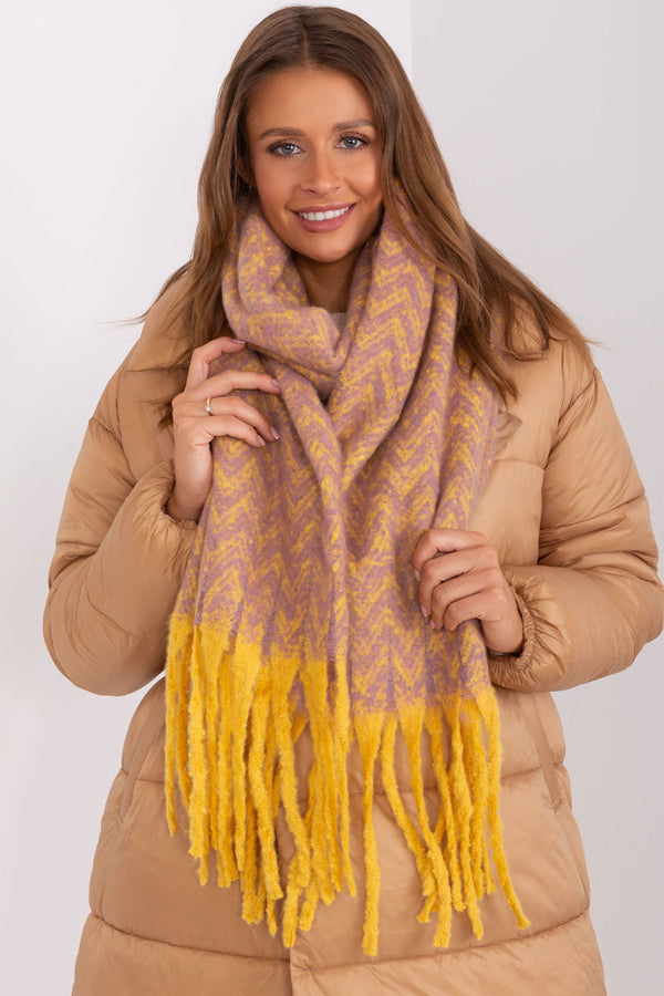 Châle femme AT — jaune