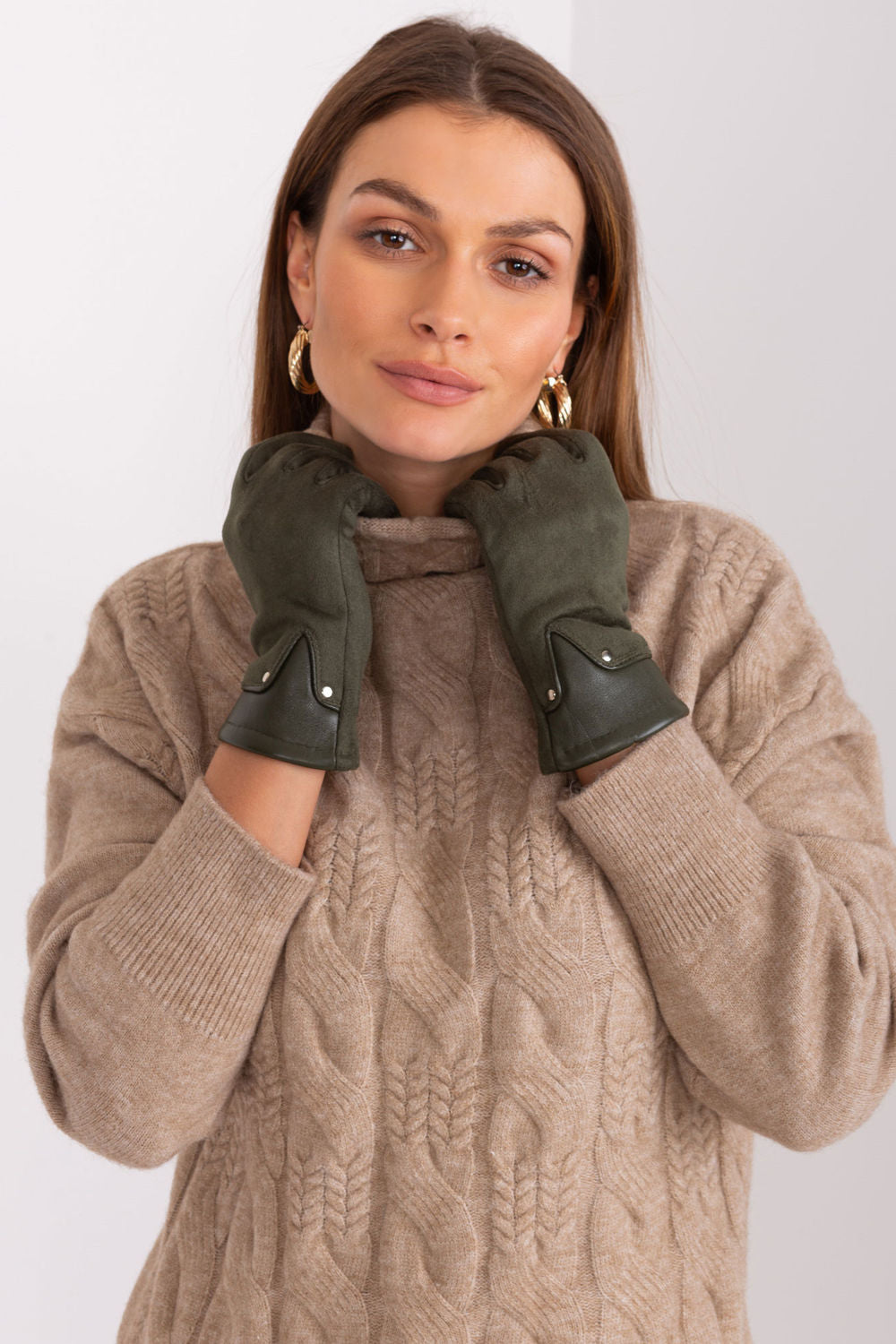 Gants femme AT — vert