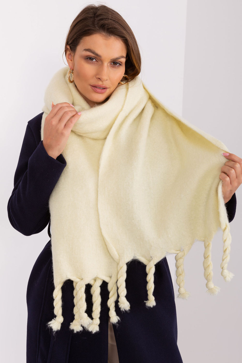 Châle femme AT — jaune