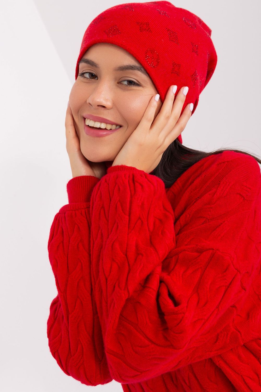 Bonnet femme AT — rouge