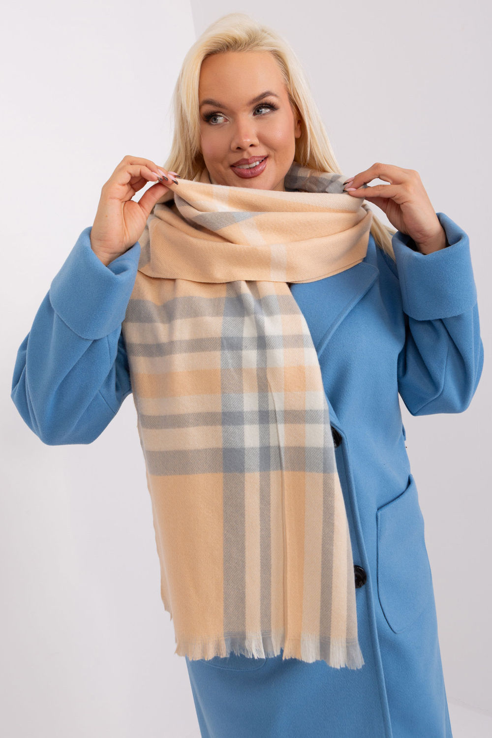 Châle femme AT — rosé