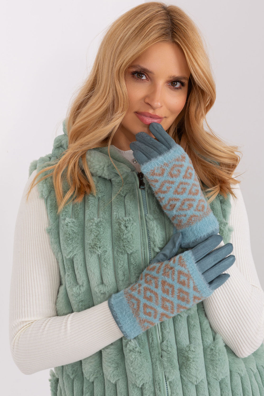Gants femme AT — vert