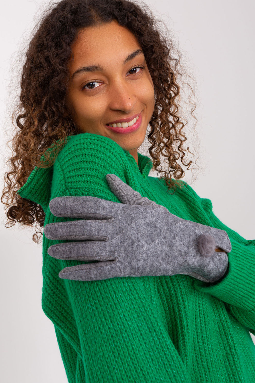 Gants femme AT — gris