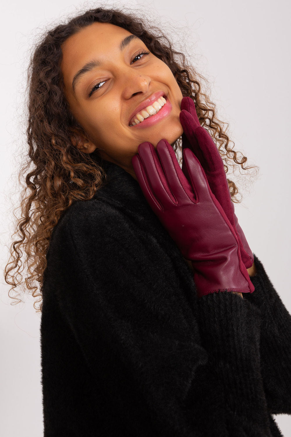 Gants femme AT — rouge