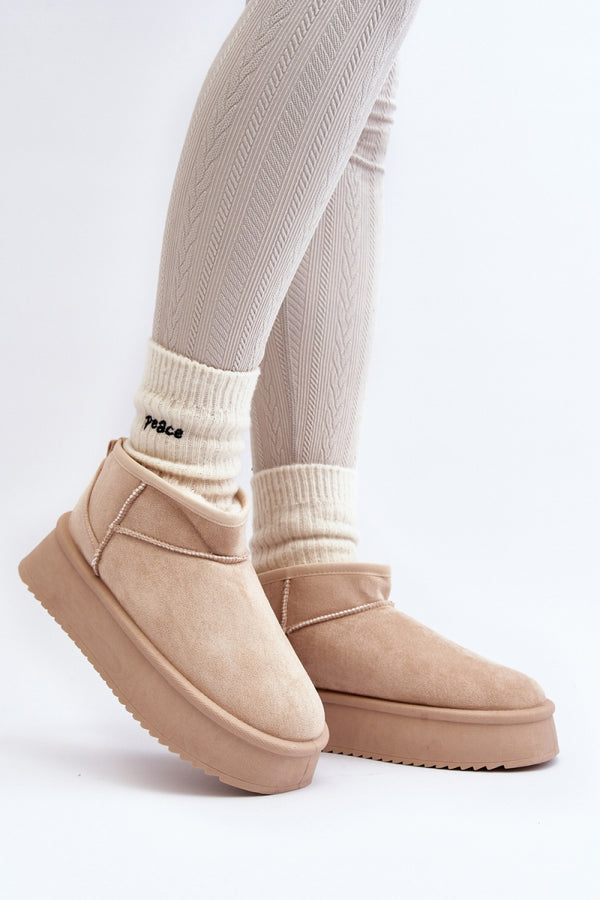 Bottes femme Step in style De Neige De — beige