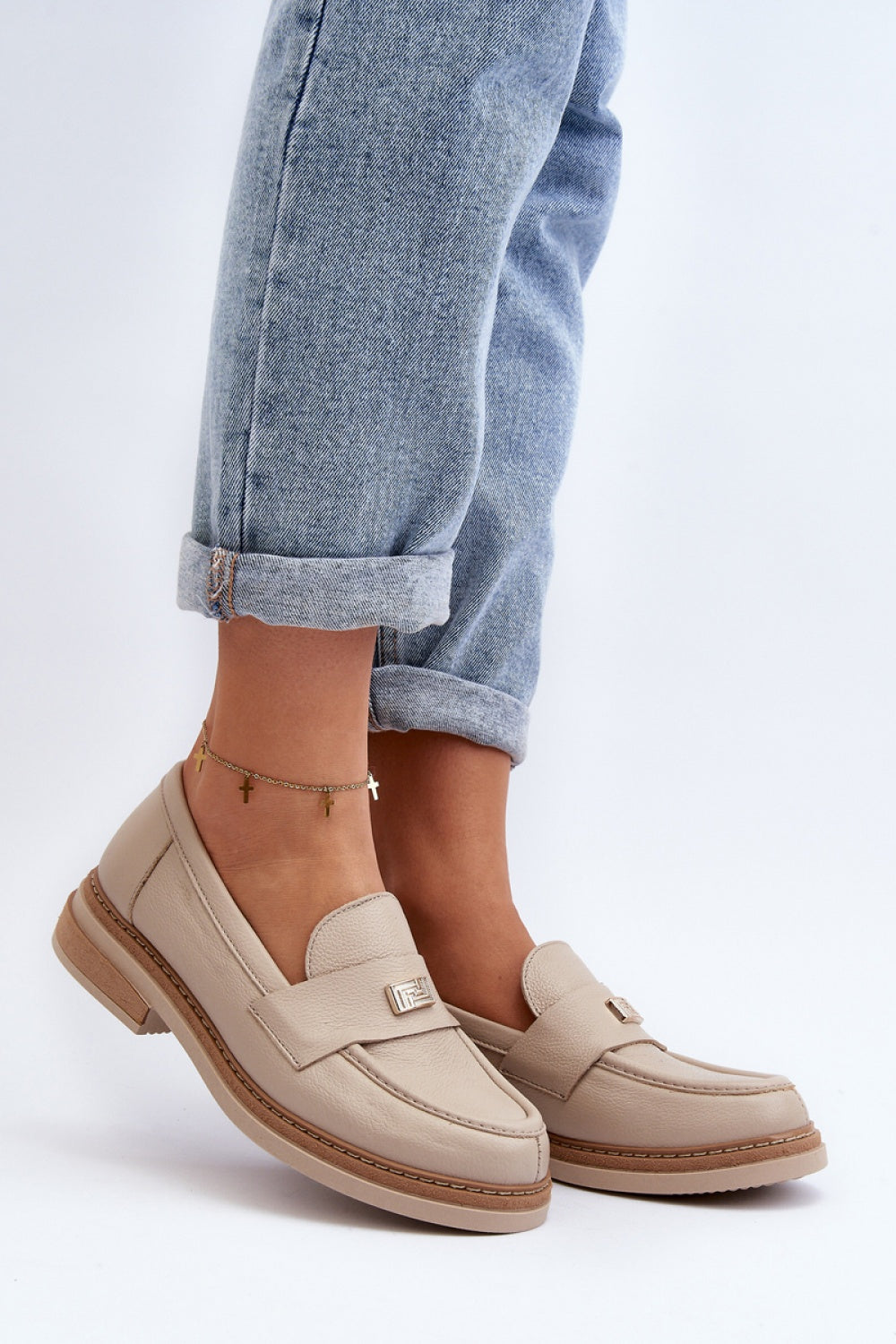 Moccasins femme Step in style — beige