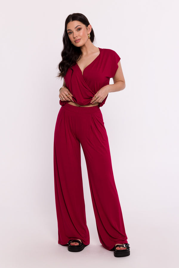 Chaussures à talons femme BeWear Pantalon Pantalon — rouge