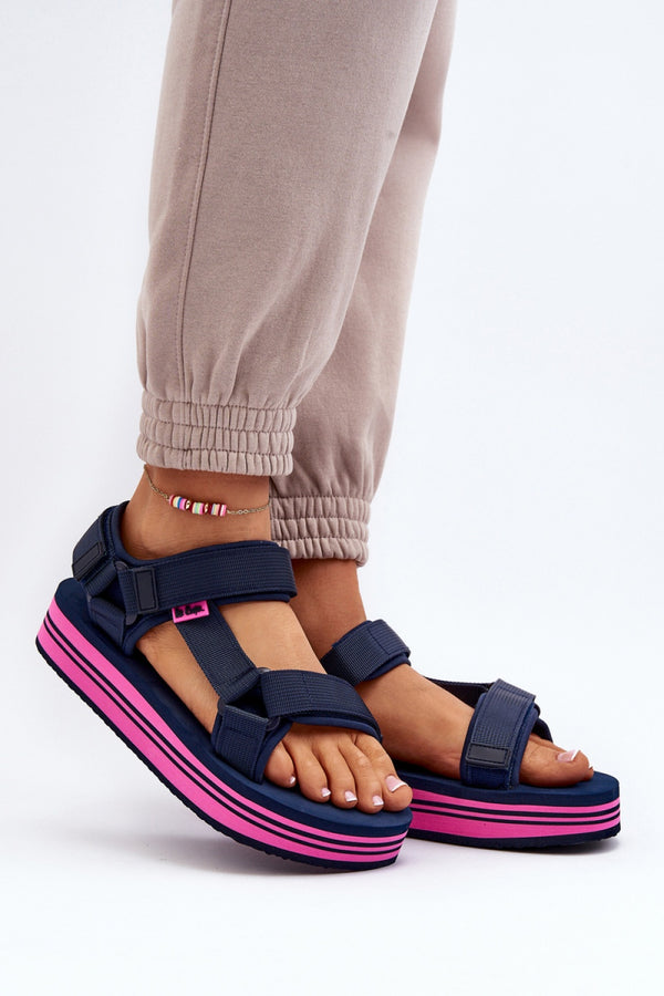 Sandales femme Step in style — bleu marine