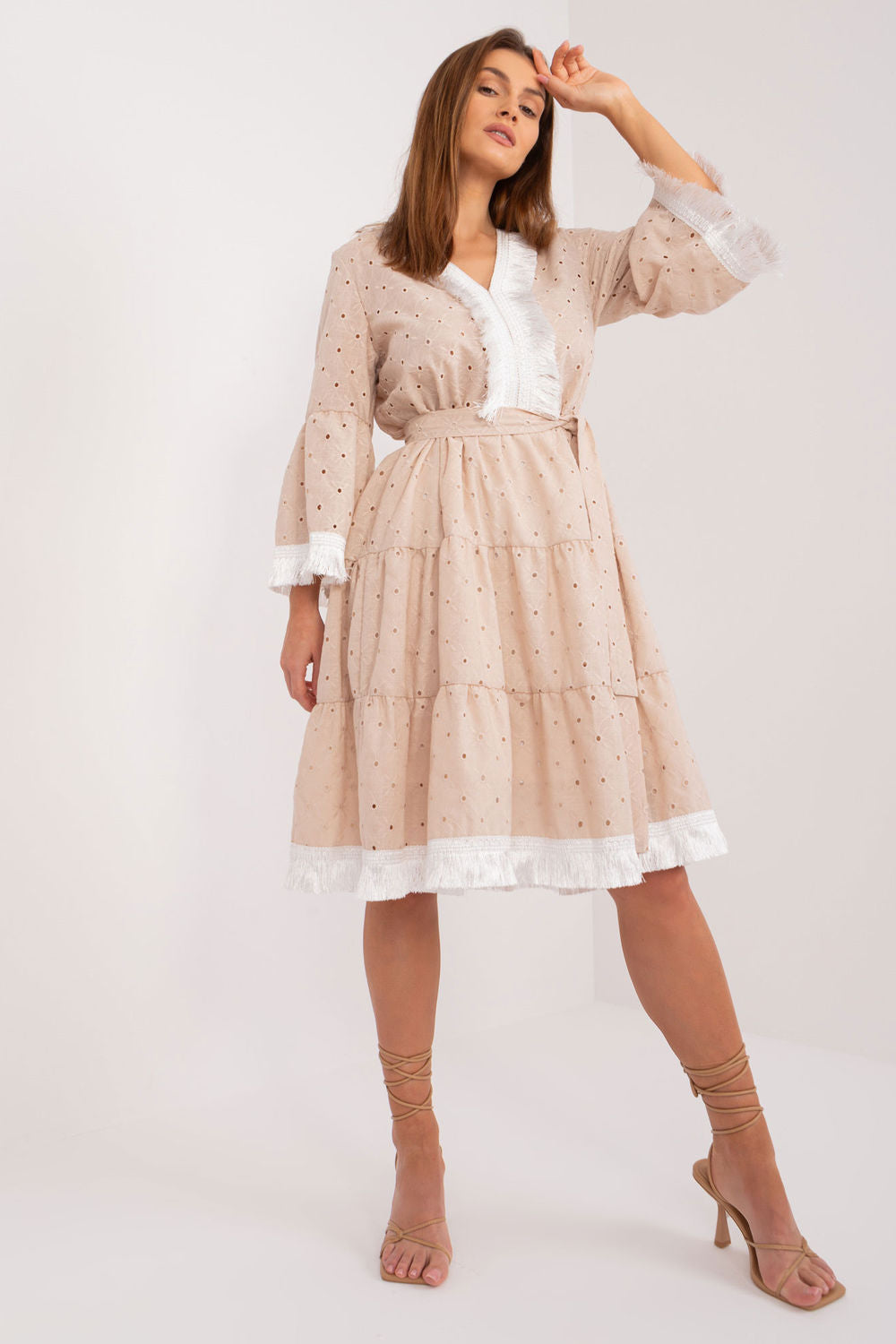 Robe femme Lakerta De Jour De — beige