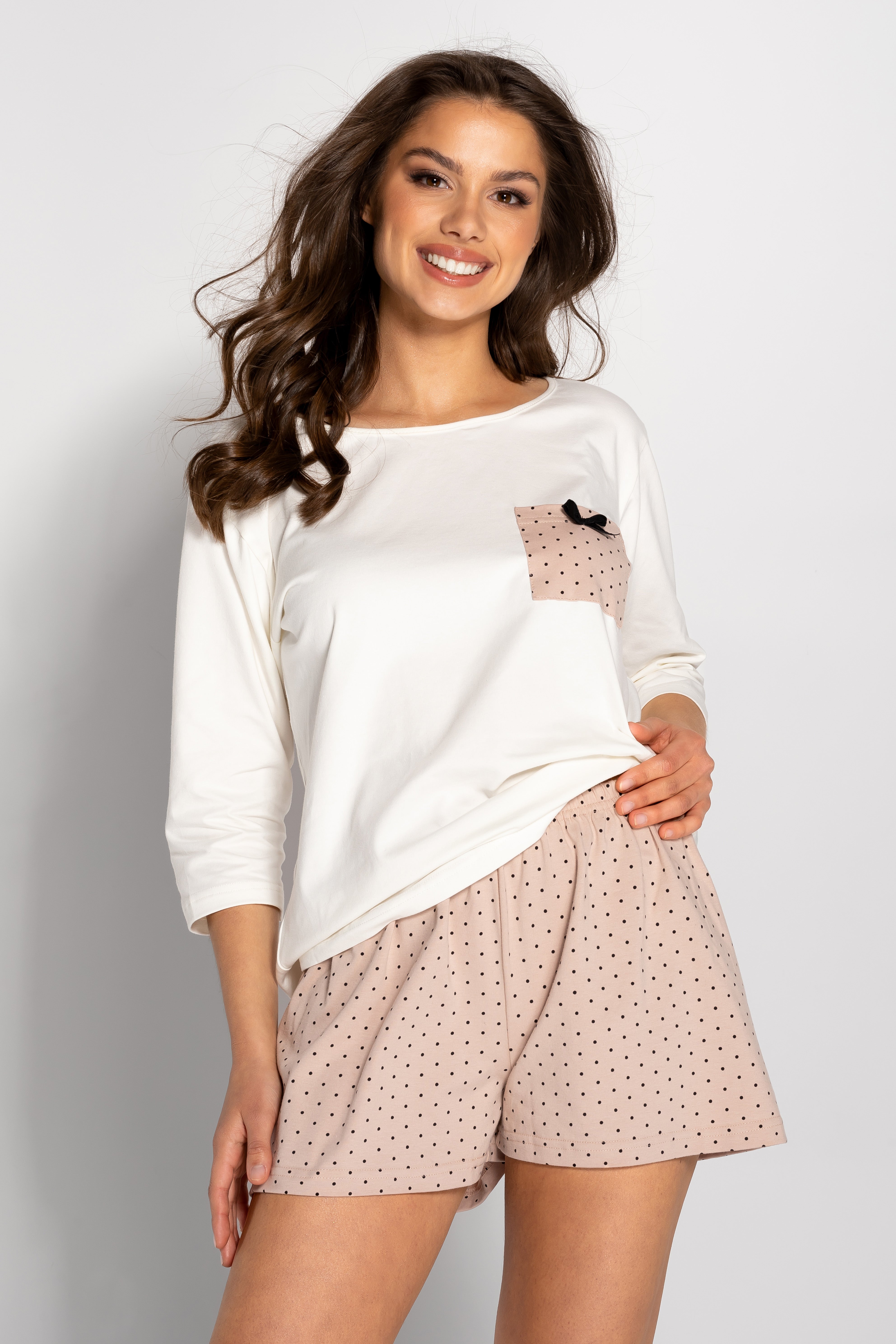 Pyjama femme Momenti Per Me — rosé