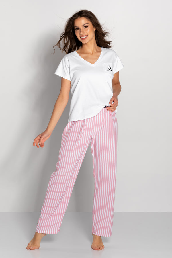 Pyjama femme Momenti Per Me — blanc