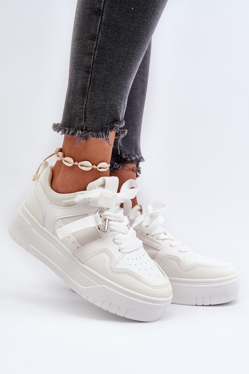 Baskets femme Step in style À Plateforme À — blanc
