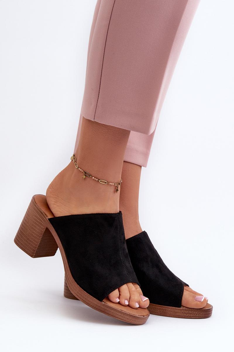 Sandales femme Step in style Des Mules À — noir