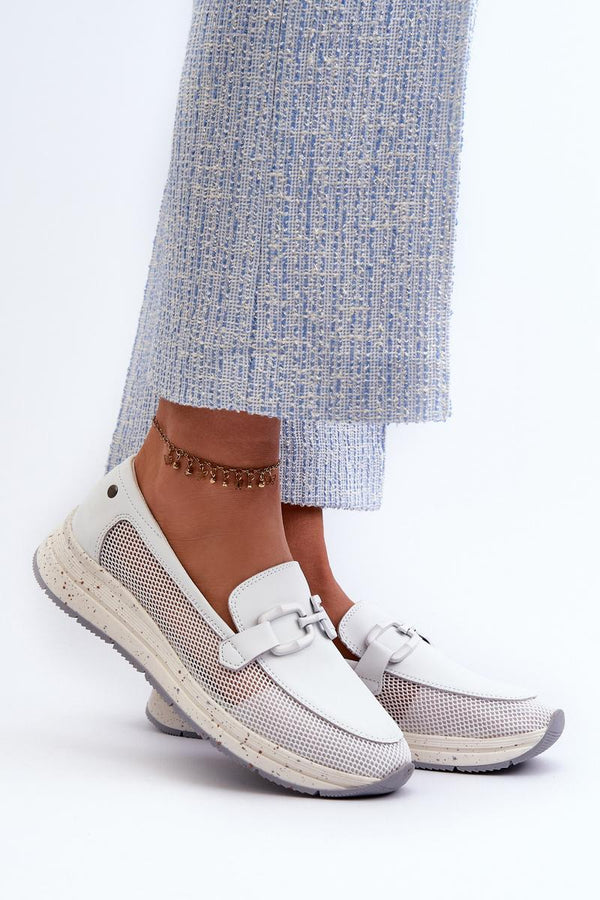 Moccasins femme Step in style — blanc
