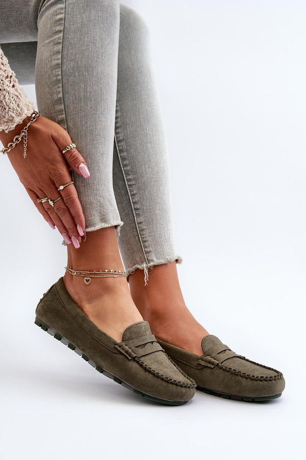 Moccasins femme Step in style — vert