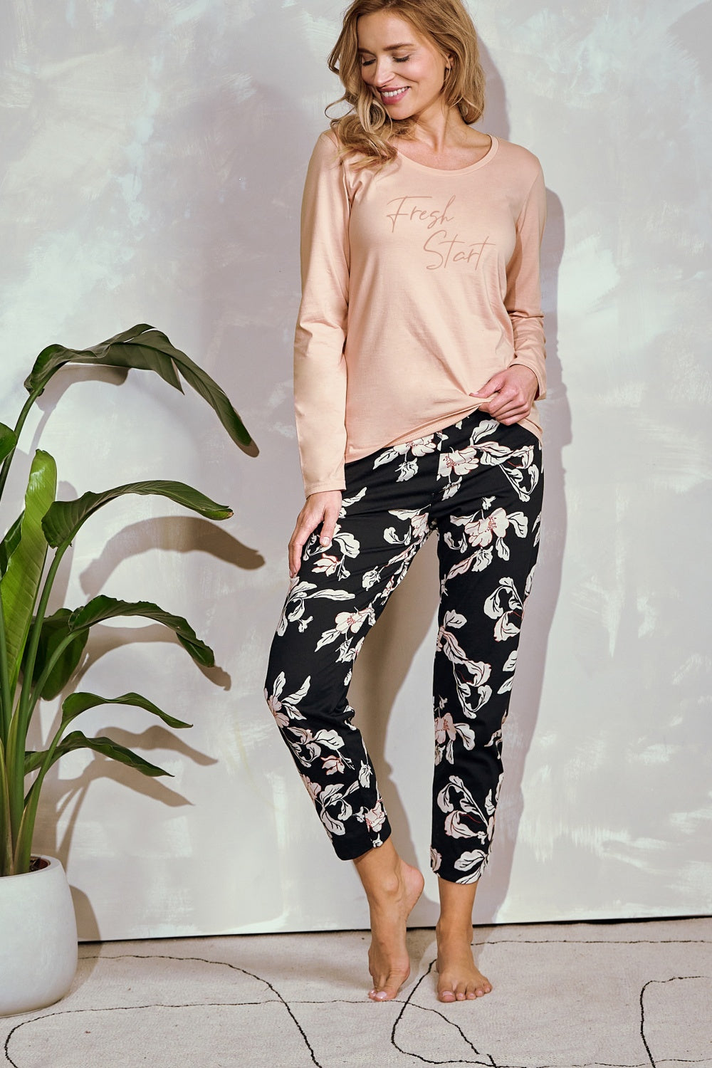 Pyjama femme Taro — rosé
