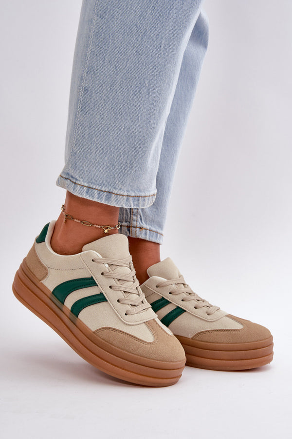 Baskets femme Step in style À Plateforme À — beige