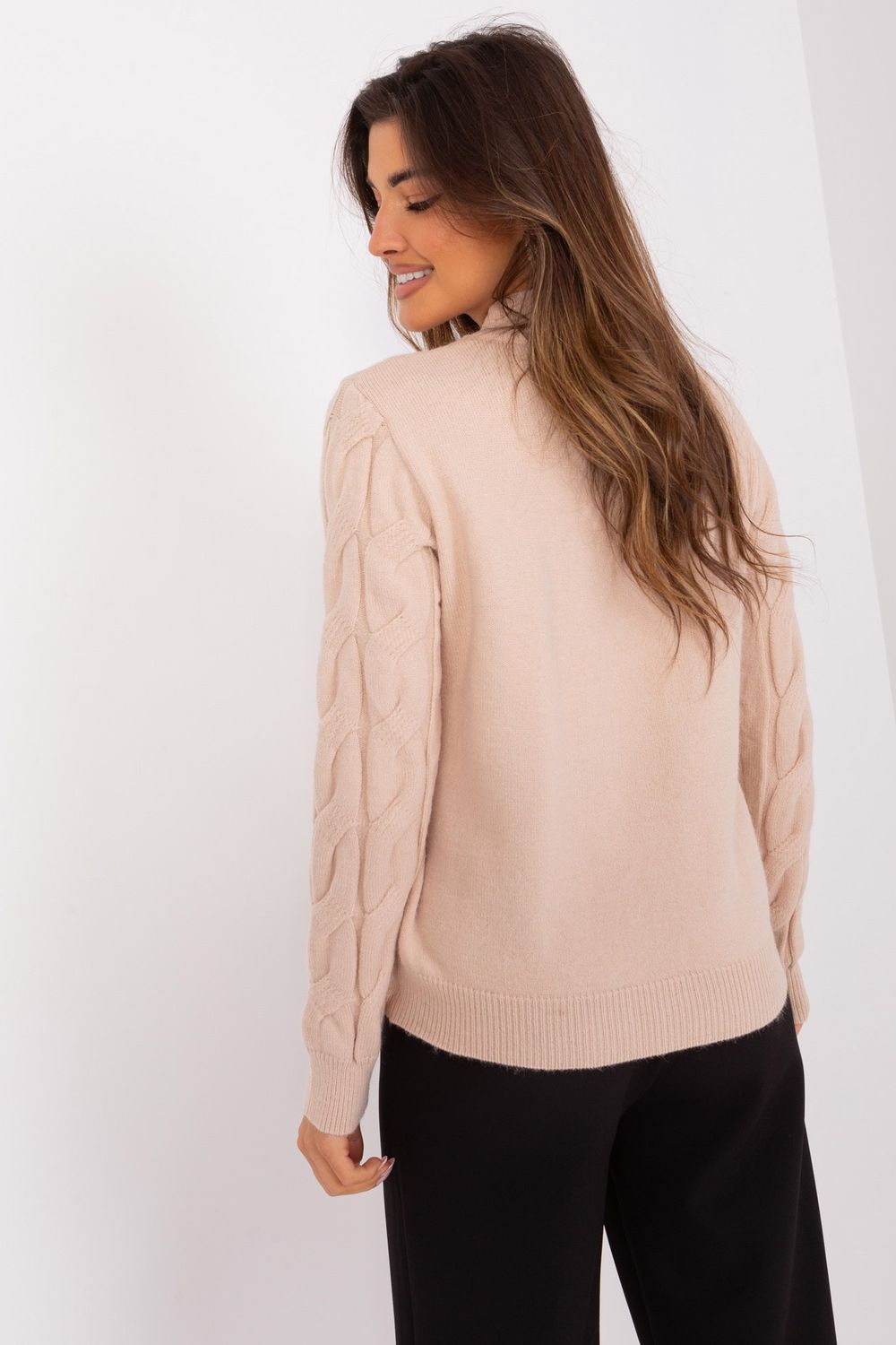 Pull femme AT Chandail Chandail — beige
