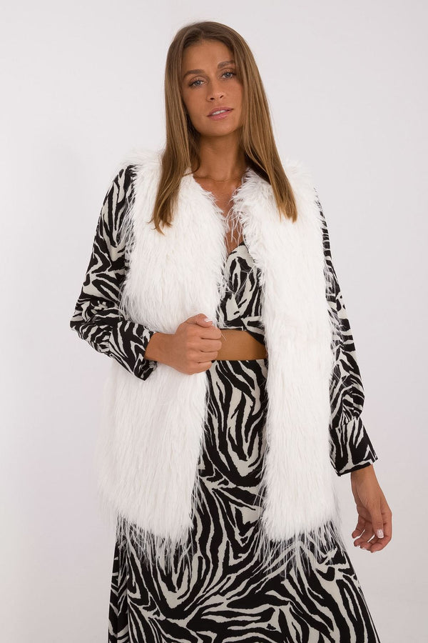 Gilet femme AT — beige