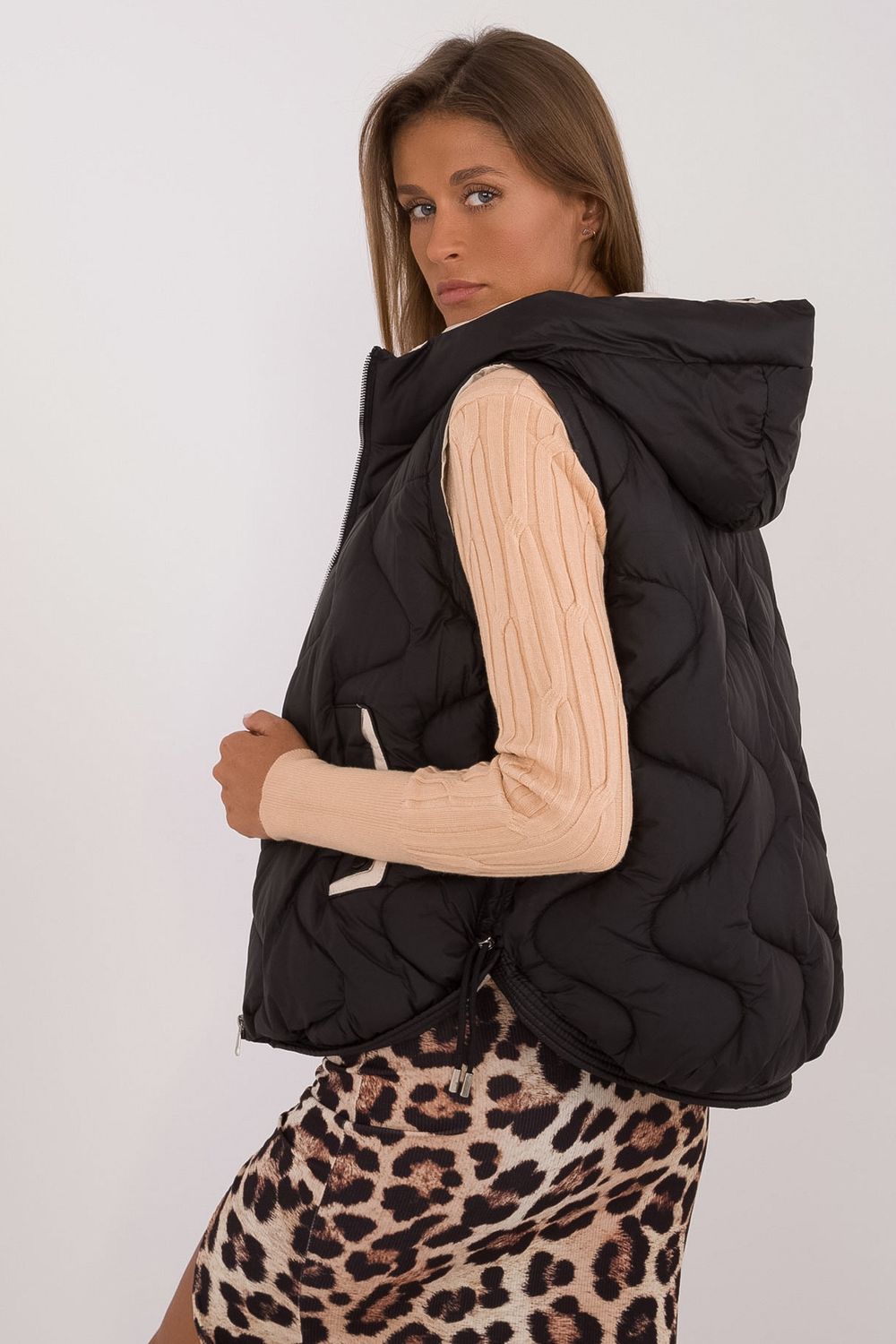 Gilet femme MBM — noir