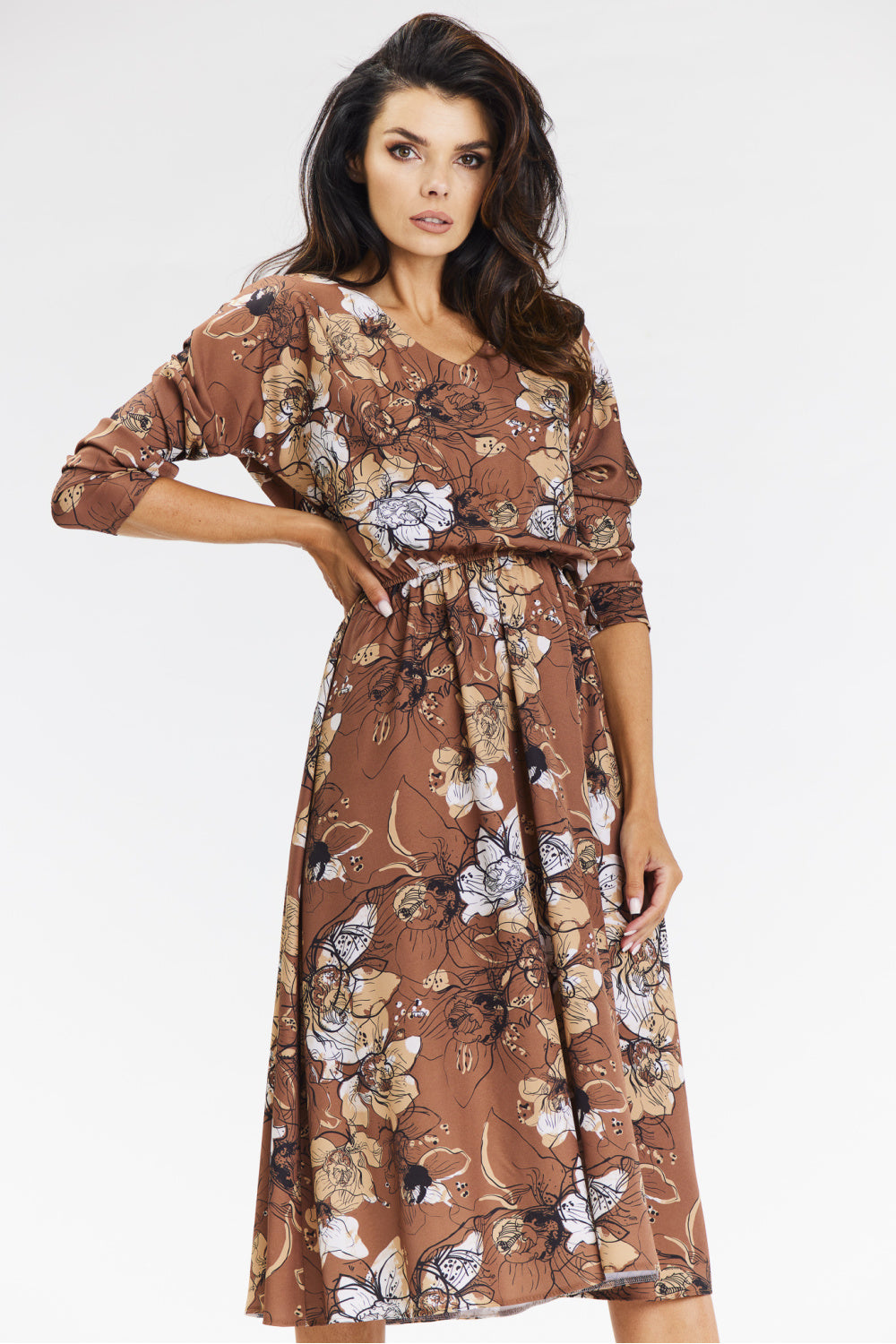 Robe femme awama De Jour De — brun