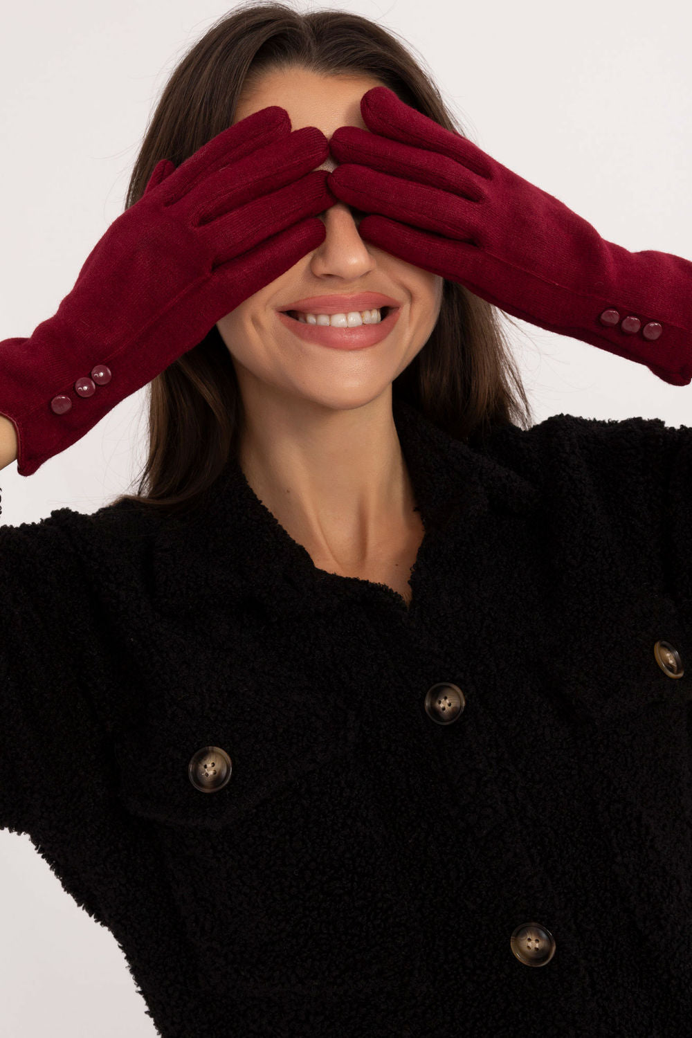 Gants femme AT — rouge
