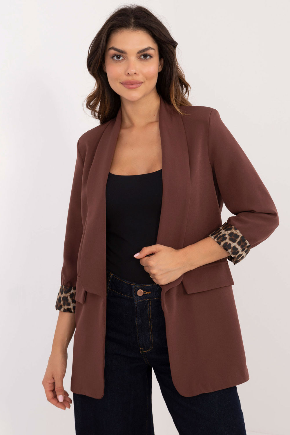 Veste femme Italy Moda — brun