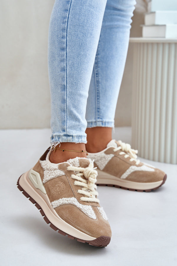 Baskets femme Step in style À Plateforme À — beige