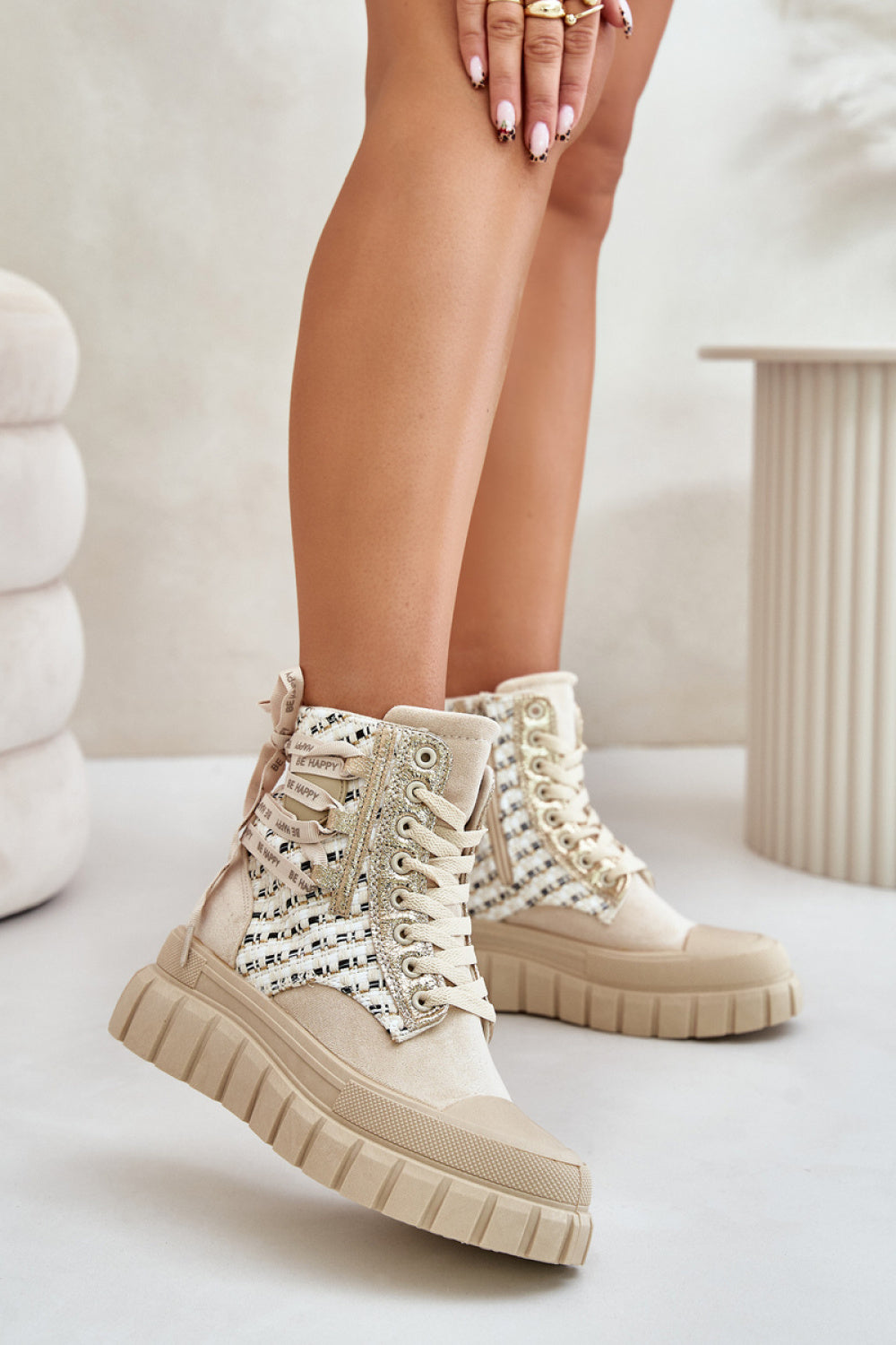 Baskets femme Step in style — beige