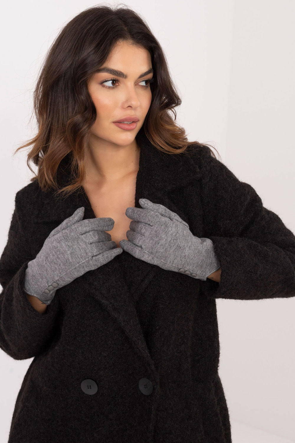 Gants femme AT — gris