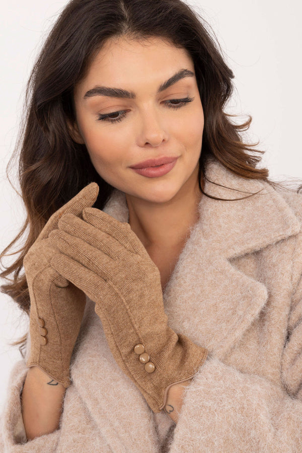 Gants femme AT — brun