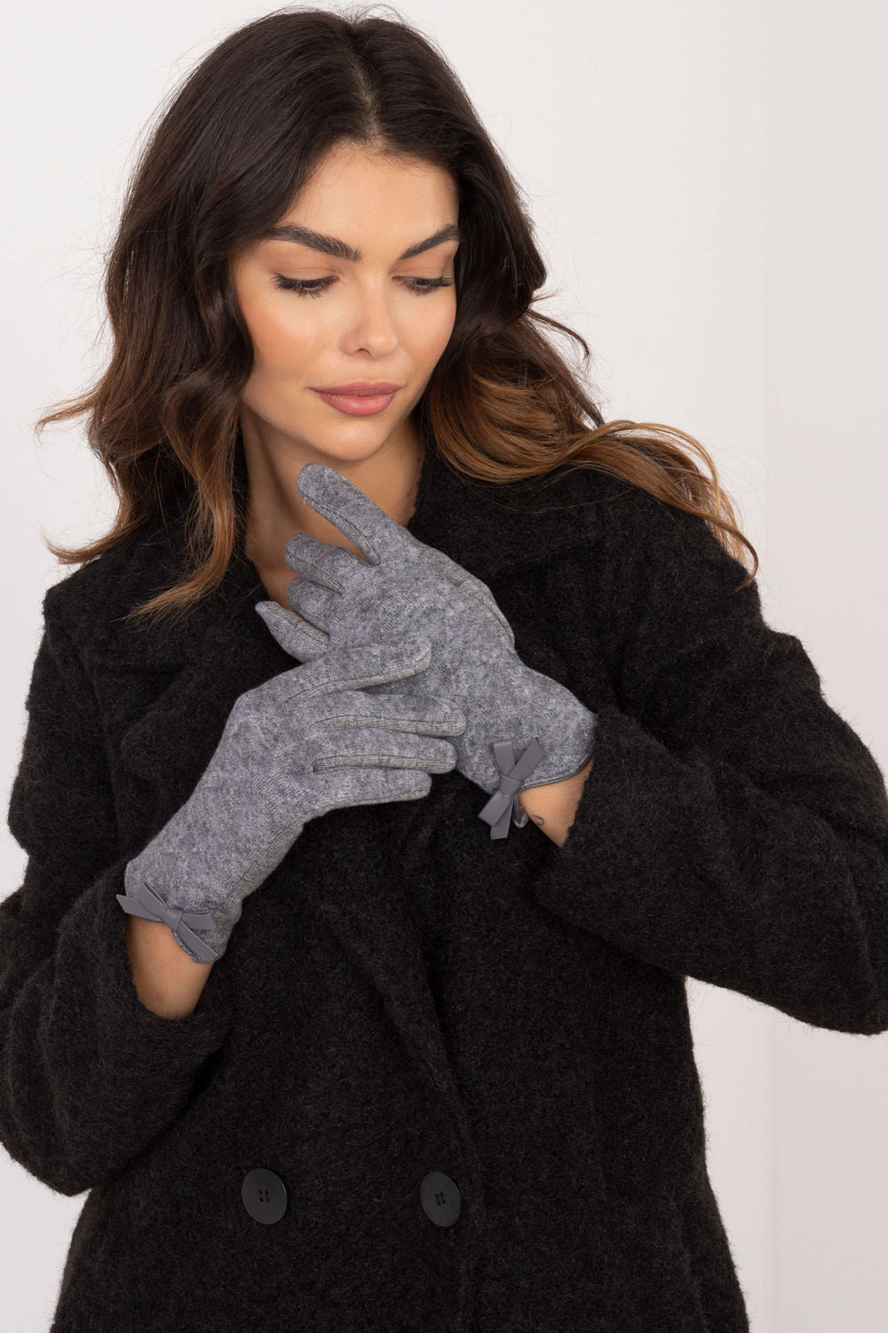 Gants femme AT — gris